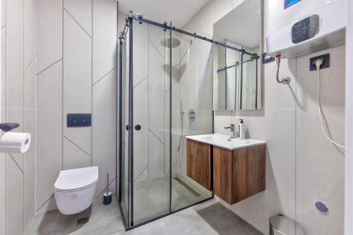 Koupelna v ubytování Modena Resort Spa & Wellness Zlatibor