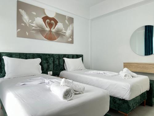 Cama o camas de una habitación en Vila Cano