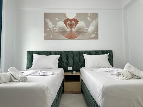 Cama o camas de una habitación en Vila Cano