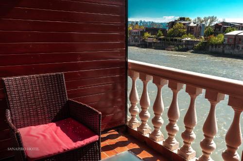Balkón nebo terasa v ubytování Sanapiro Hotel