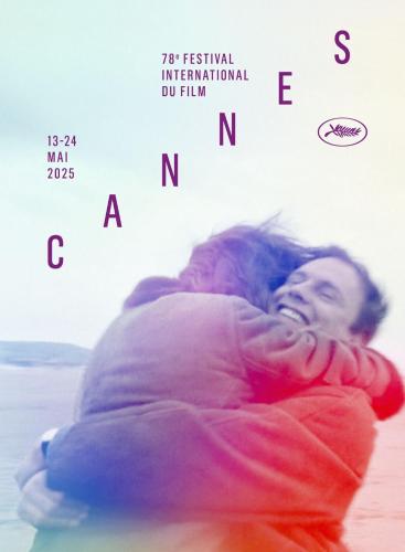 une affiche pour un film avec un homme et une femme dans l'établissement Cannes Hills Lovely Villa Pool & Garden, au Cannet