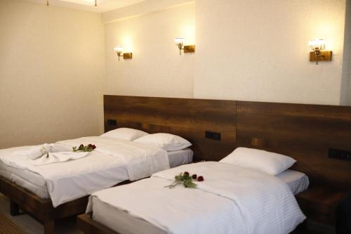 New Konak Hotelにあるベッド