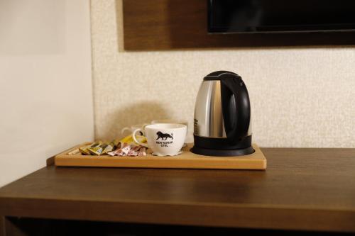 New Konak Hotelにあるコーヒーまたはお茶