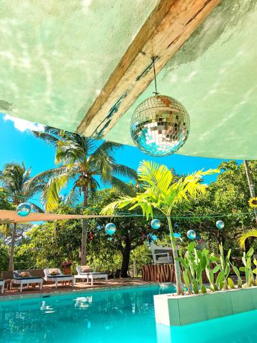 Mozambeat Motelの敷地内または近くにあるプール