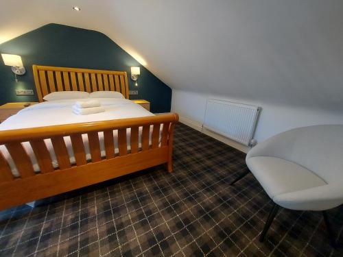 Ένα ή περισσότερα κρεβάτια σε δωμάτιο στο Hotel Room for work travel & leisure