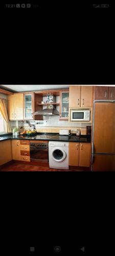 Η κουζίνα ή μικρή κουζίνα στο Casa la colina