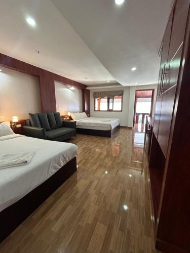 Lacasa Mountain View Hotelにあるベッド