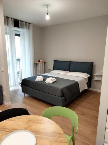 Postel nebo postele na pokoji v ubytování Casa San Carlo 11