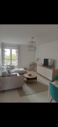 Appartement T2 le Saints Georges 48 m2 meublés équipés Clims 2 balcons ensoleillés parking gratuit et wifi