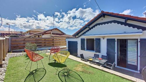 V-Passerelle 01-Vieux Boucau Jolie maison proche océan et plage avec terrasse ensoleillée