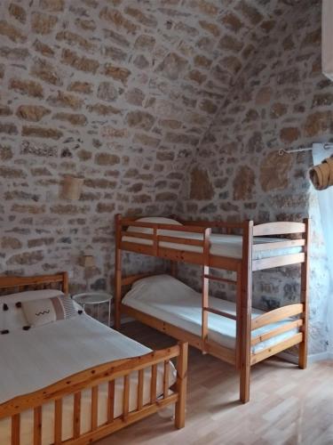 Postel nebo postele na pokoji v ubytování La Lauzet