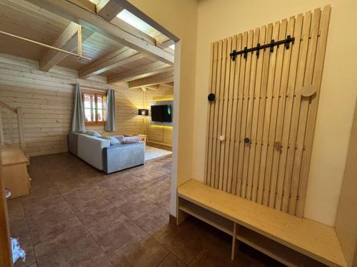 Postel nebo postele na pokoji v ubytování Apartmány Podťaté