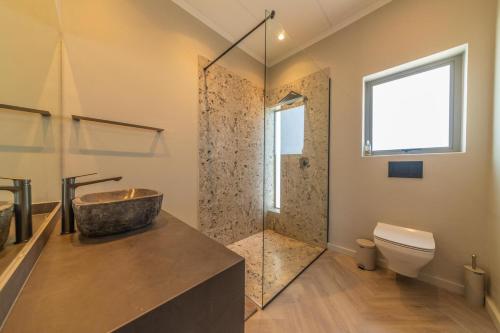 Ванная комната в Cottage 3 - Leo Sky Farm