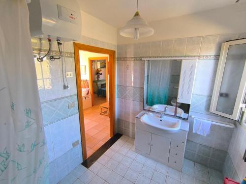 Koupelna v ubytování Casa Vacanze Bue Marino