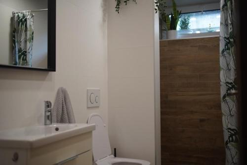 Koupelna v ubytování U nás v Hliníku - apartmán pri Liptovskej Mare
