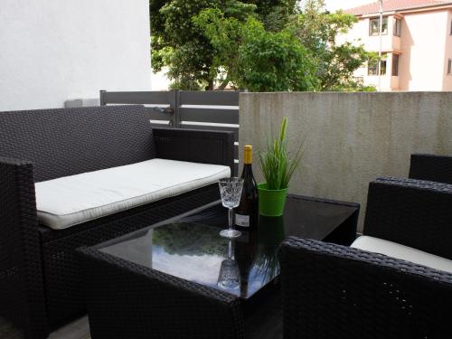 Balkón nebo terasa v ubytování Apartmani RiA