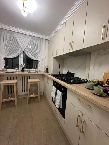 Køkken eller tekøkken på Luxury Apartaments 0 Ultracentral Center