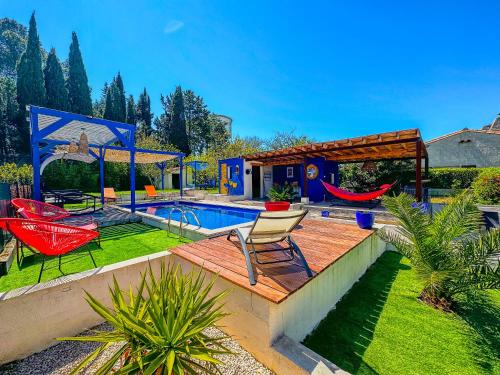 Herní místnost nebo prostor pro děti v ubytování Loft Modern avec Jardin Piscine et Pool House