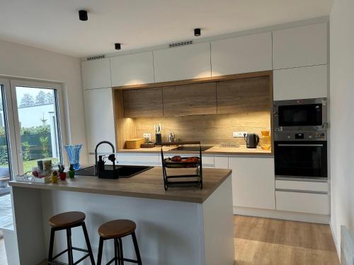 Køkken eller tekøkken på Family Golf House