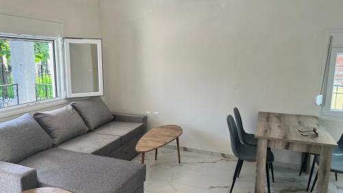 Χώρος καθιστικού στο Beach Getaway