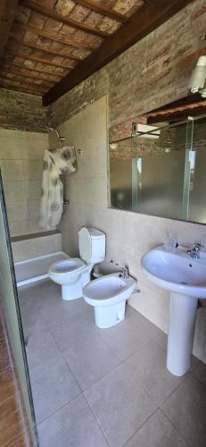Koupelna v ubytování Hotel Ibarlucea