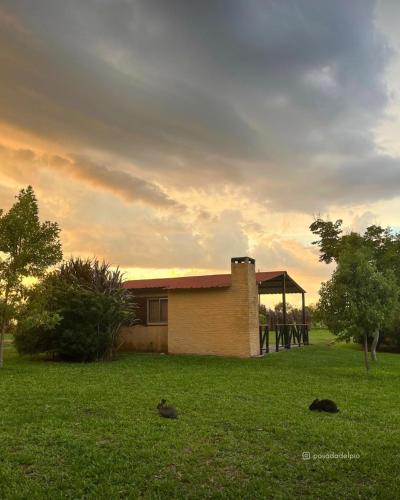 Zahrada ubytování Posada del Pio, Granja