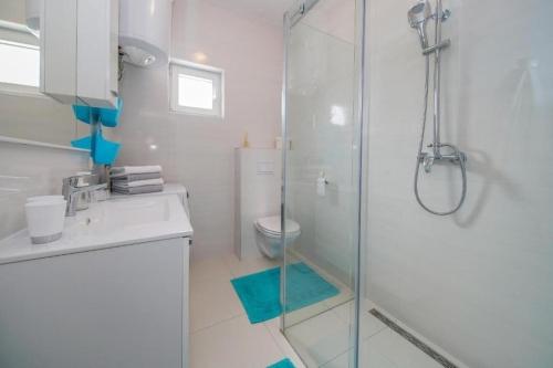 Koupelna v ubytování Apartments with parking space Duba Stonska, Peljesac - 24112