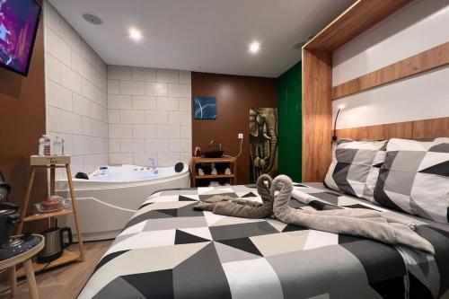 Chambre cosy avec entrée indépendante Balnéo 2p