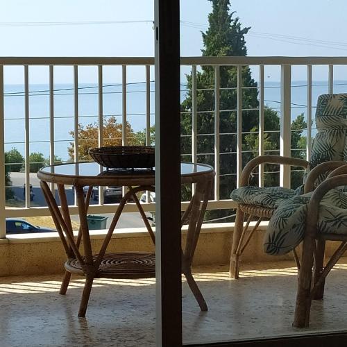 Athina's apartment and balcony