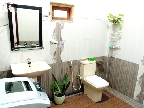 Koupelna v ubytování Villa Ayaavi Weligama