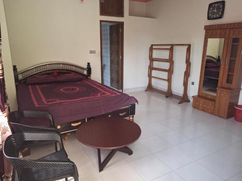 Postel nebo postele na pokoji v ubytování Shifa Villa Flat no-vi
