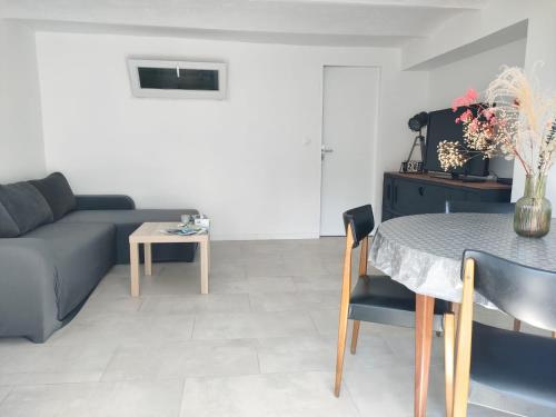 Χώρος καθιστικού στο Appartement 2 pieces à Beaulieu-sur-Mer