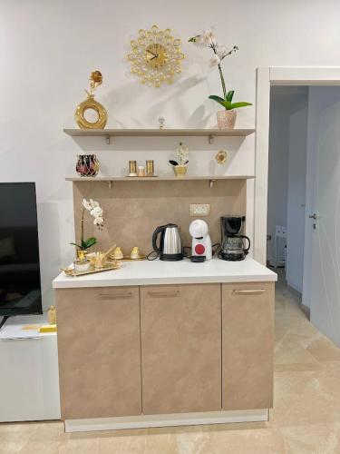 Η κουζίνα ή μικρή κουζίνα στο Apartment M&M Izola