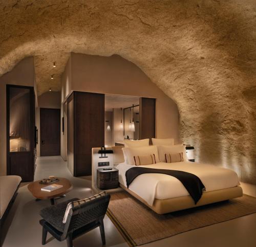 Katil atau katil-katil dalam bilik di Desert Rock Resort