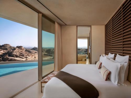 Katil atau katil-katil dalam bilik di Desert Rock Resort