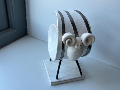 a small metal object with a face on it at River Vista Retreat - Luxury duplex Apt - Views - Parking - Cycle storage - Spa access option in Backbarrow