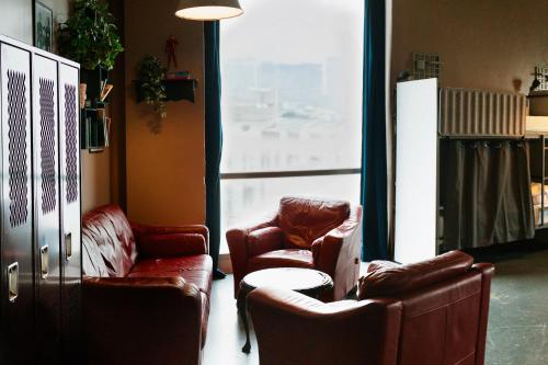 Un lugar para sentarse en KEX Hostel and Hotel