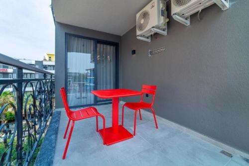 Μπαλκόνι ή βεράντα στο Aria Riva Apart Hotel
