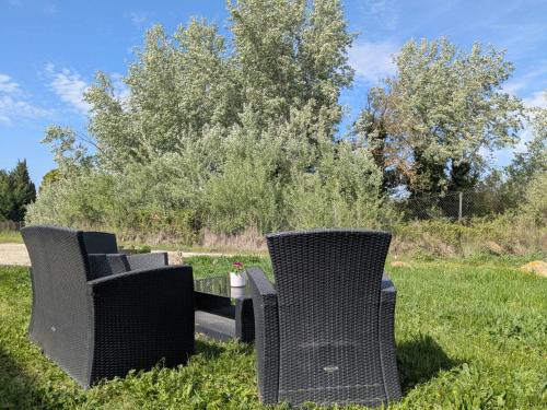 Gîte The Butterfly - 1 bedroom and mezzanineにある庭