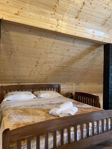 Postel nebo postele na pokoji v ubytování Riza Guest House