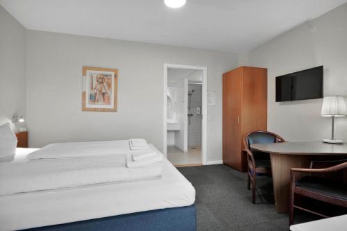 Katil atau katil-katil dalam bilik di Hotel Varde