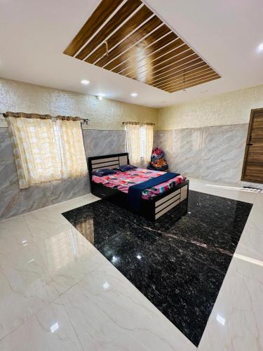 Postel nebo postele na pokoji v ubytování PK Sahara farm stay