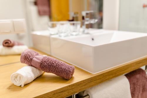 Koupelna v ubytování Gästezimmer Das Hambammer