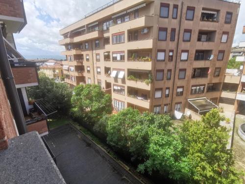 a view from the balcony of a building at Affittacamere Vetuliae Foligno in Foligno
