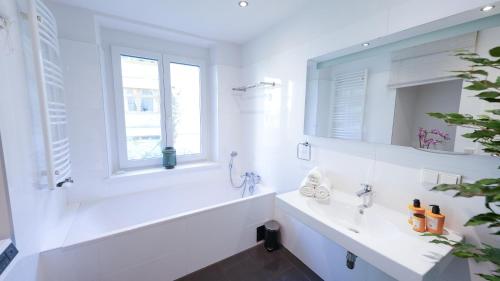 Koupelna v ubytování TEMPORA Homes - Serviced Apartments Neuwaldegg