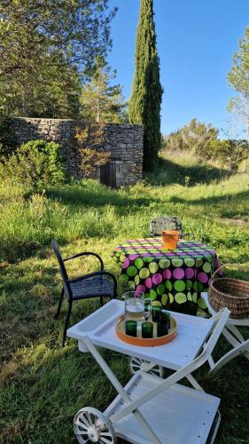 Zahrada ubytování Gîte de Branchou