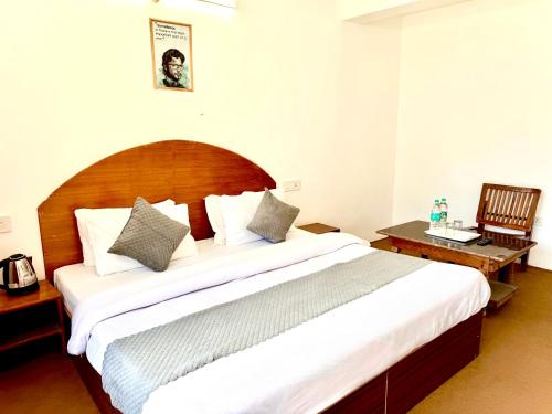 Cama o camas de una habitación en Hotel Lilly Inn Himalayan Snow views