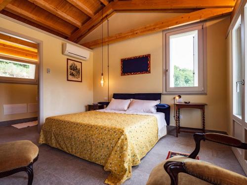 Postel nebo postele na pokoji v ubytování Le Cune CountryHouse - Private Pool, AirCo, Jacuzzi