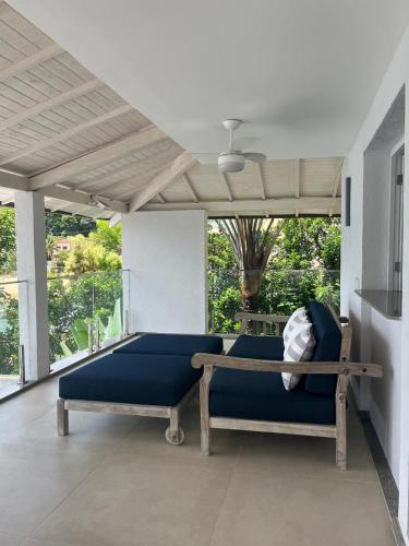 Postel nebo postele na pokoji v ubytování MANSÃO EM PRAIA PRIVATIVA EM Angra