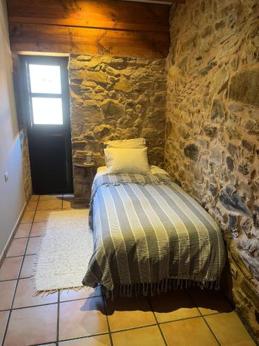 Katil atau katil-katil dalam bilik di The Pilgrim Stone - Vegan B&B